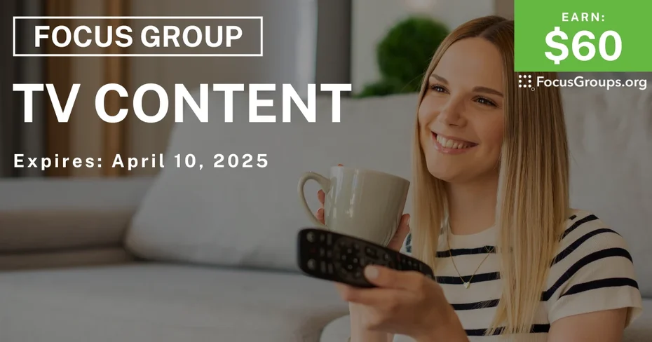 Focus Group in NYC on TV Content