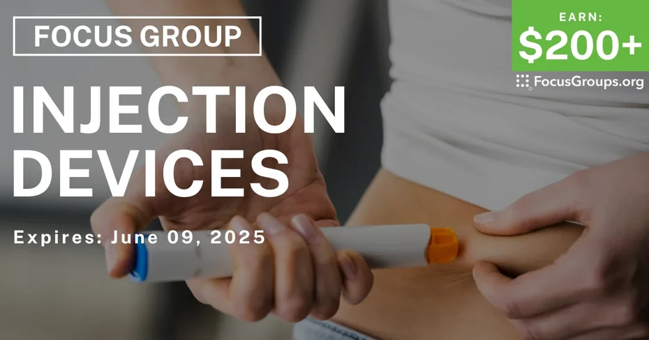Focus Group in LA on Injection Devices