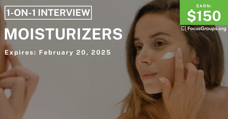 Research Study in Phoenix on Moisturizers