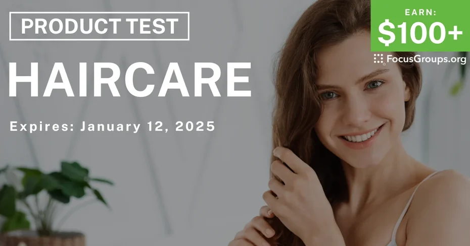 Product Test for Women in NYC on Haircare