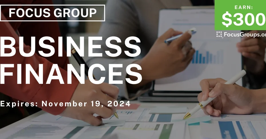 Focus Group on Business Finances