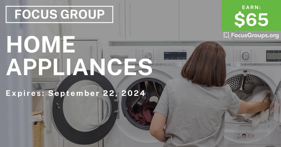 Focus Group in Cincinnati on Home Appliances