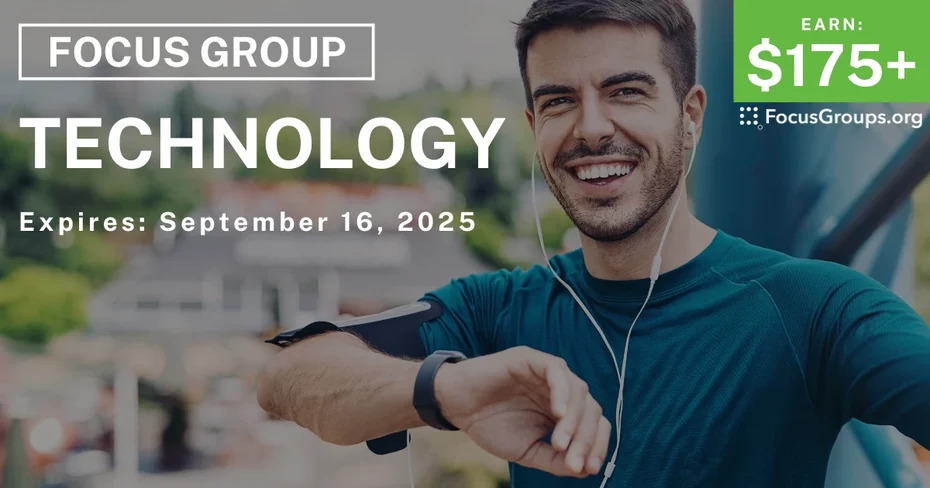 Focus Group in Seattle on Technology - $175+