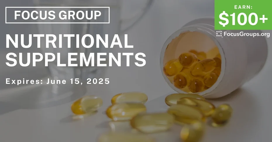 Focus Group on Nutritional Supplements