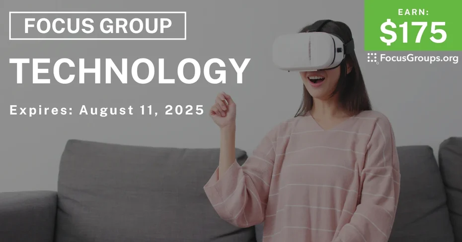 Focus Group in LA on Technology - $175
