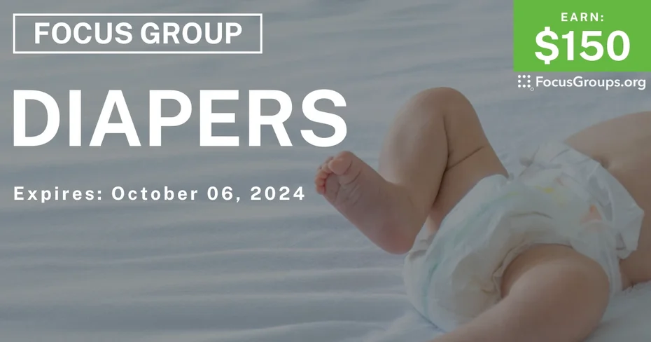 Focus Group for Moms in Nashville on Diapers