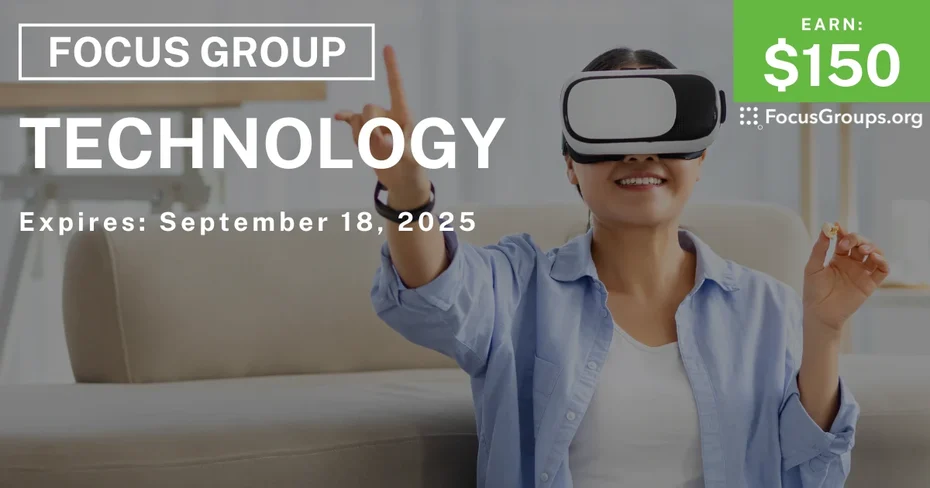 Focus Group in SF on Technology - $150