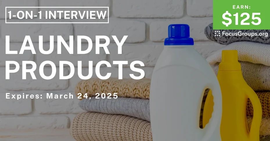 Research Study on Laundry Products