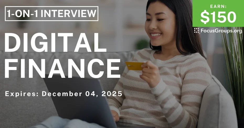 Research Study on Digital Finance - $150 - $150 - 12/02/2025