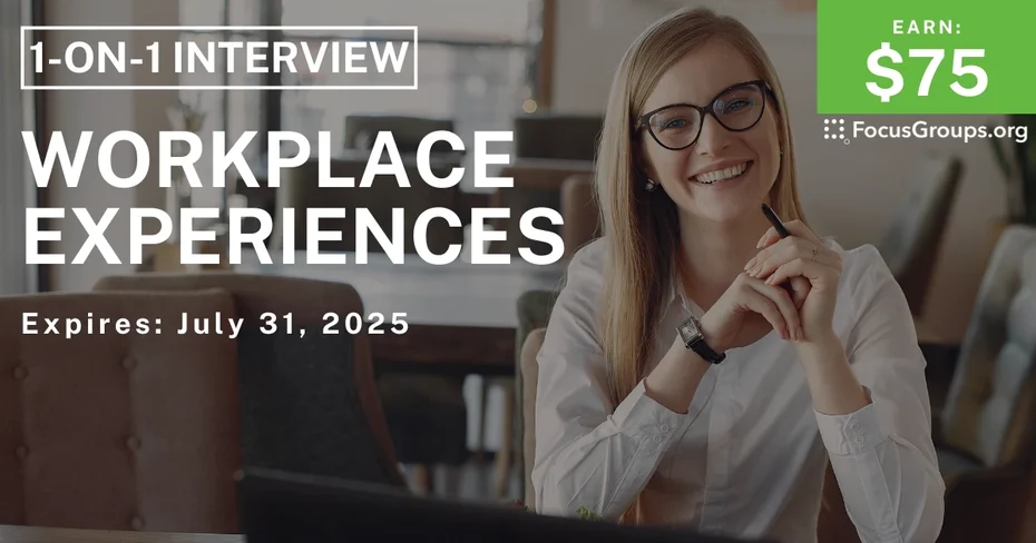 Research Study on Workplace Experiences