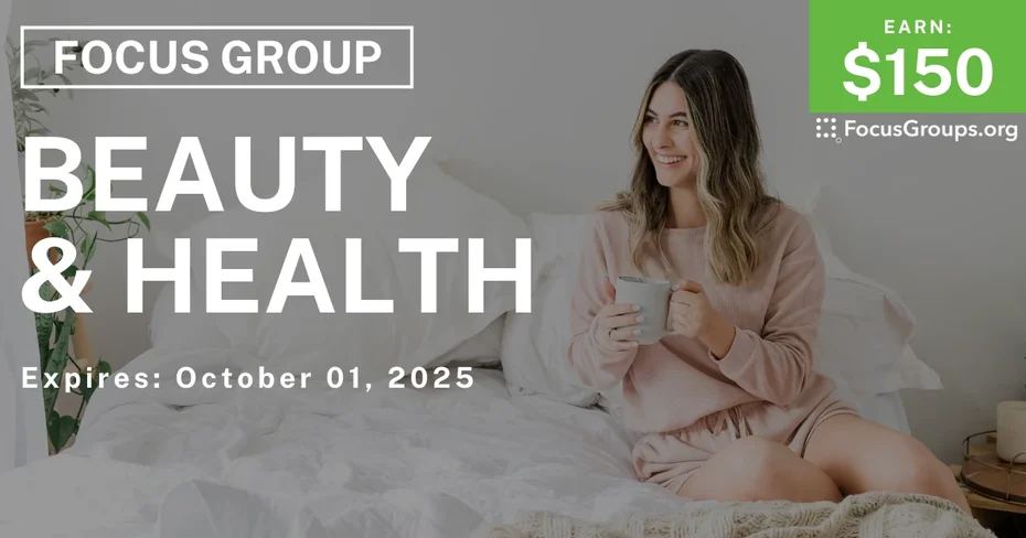 Focus Group for Women in Minneapolis on Beauty & Health - $150
