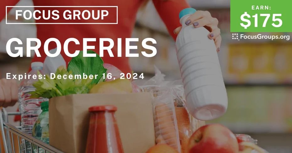 Focus Group on Groceries