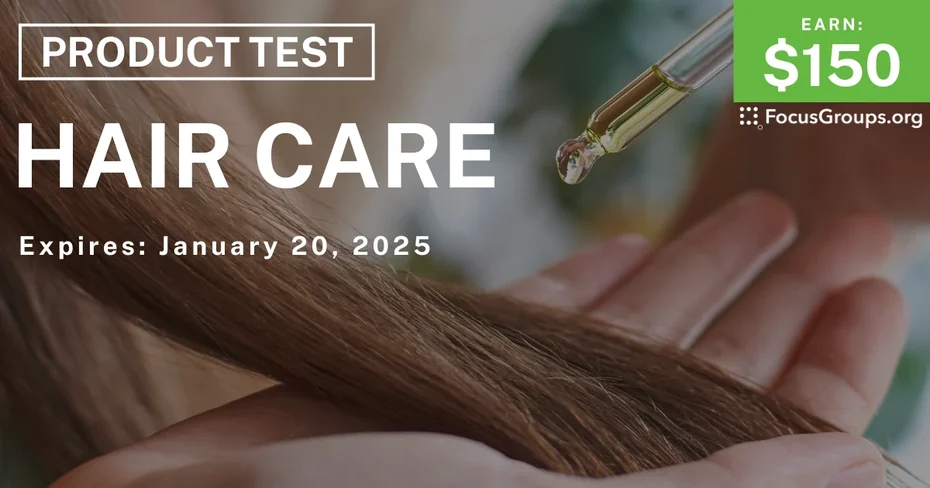 Product Test for Women on Hair Care