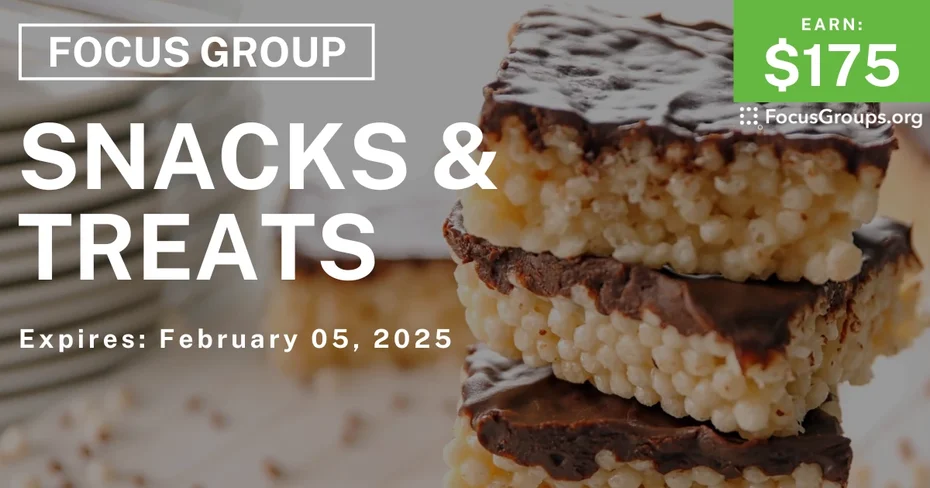 Focus Group on Snacks & Treats