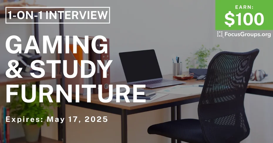Research Study on Gaming & Study Furniture