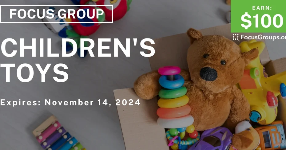 Focus Group for Parents on Children's Toys