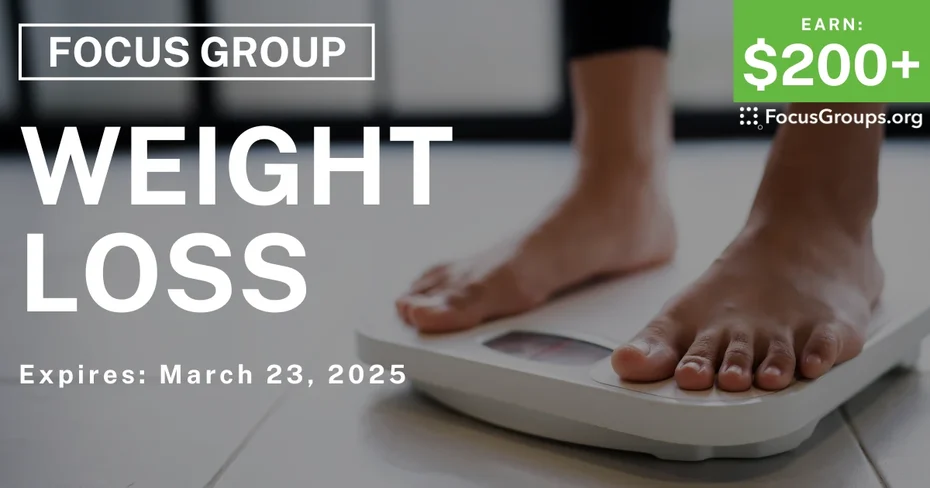 Focus Group in Orange County on Weight Loss