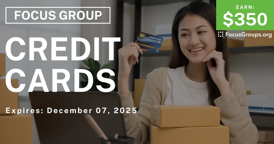 Focus Group for Business Owners in NYC on Credit Cards - $350 - $350 - 11/17/2025
