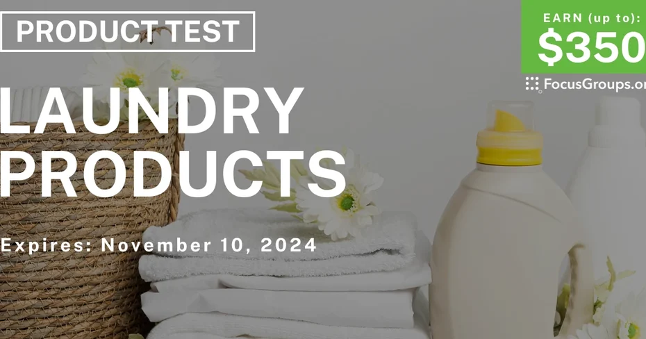 Product Test in Cincinnati & Columbus on Laundry Products