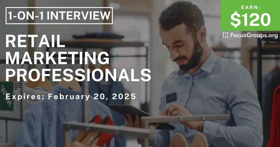 Research Study for Retail Marketing Professionals