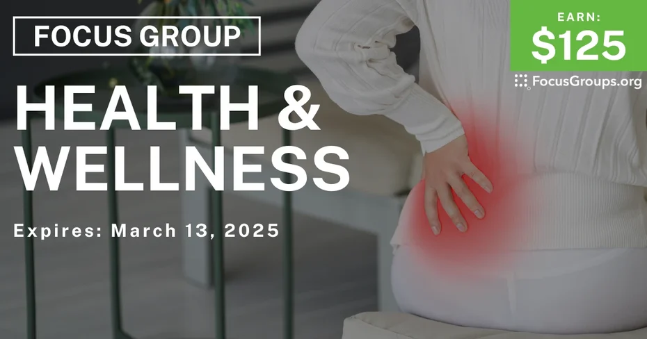 Focus Group in Chicago on Health & Wellness