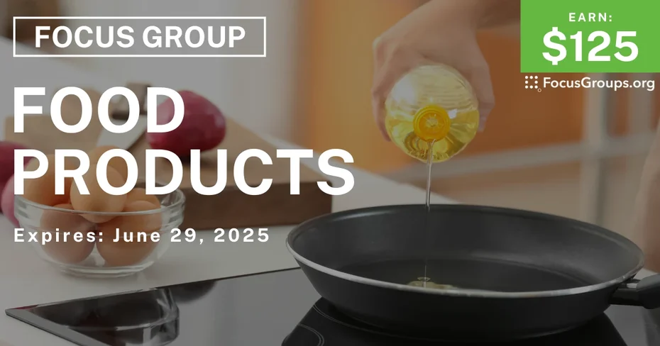 Focus Group on Food Products