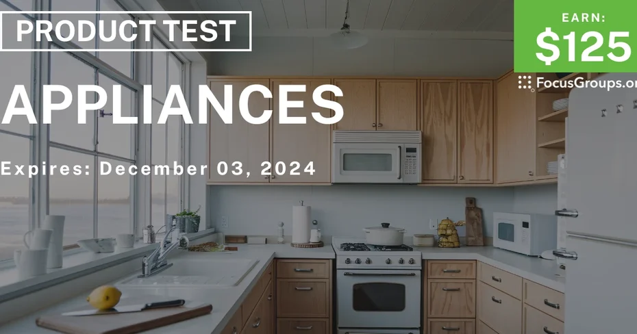 Product Test in Detroit on Appliances