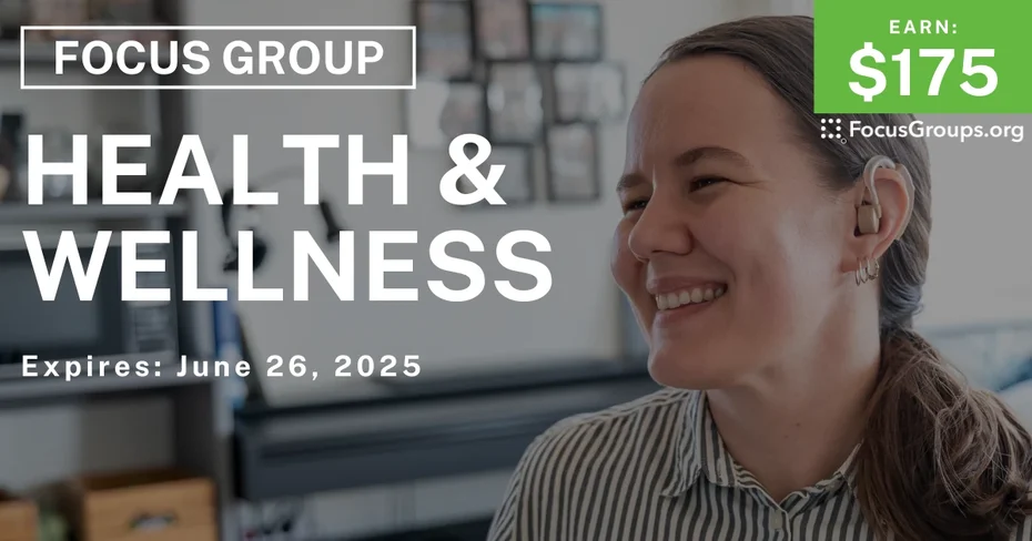 Focus Group in Chicago on Health & Wellness