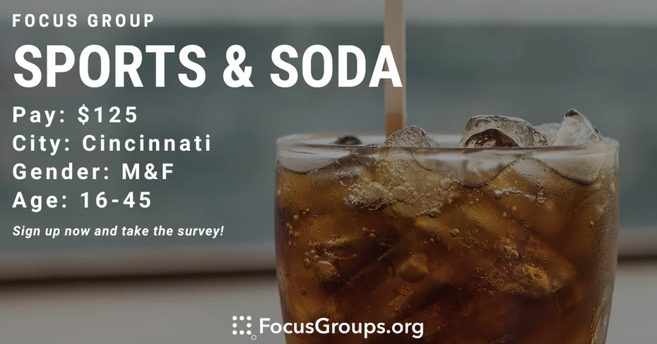 Focus Group on Sports & Soda​​​​​​​ in Cincinnati