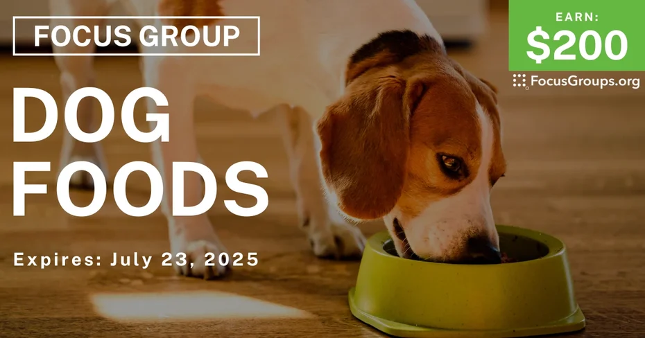 Focus Group on Dog Foods