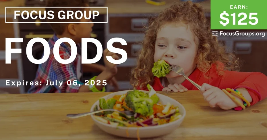 Focus Group for Parents on Foods
