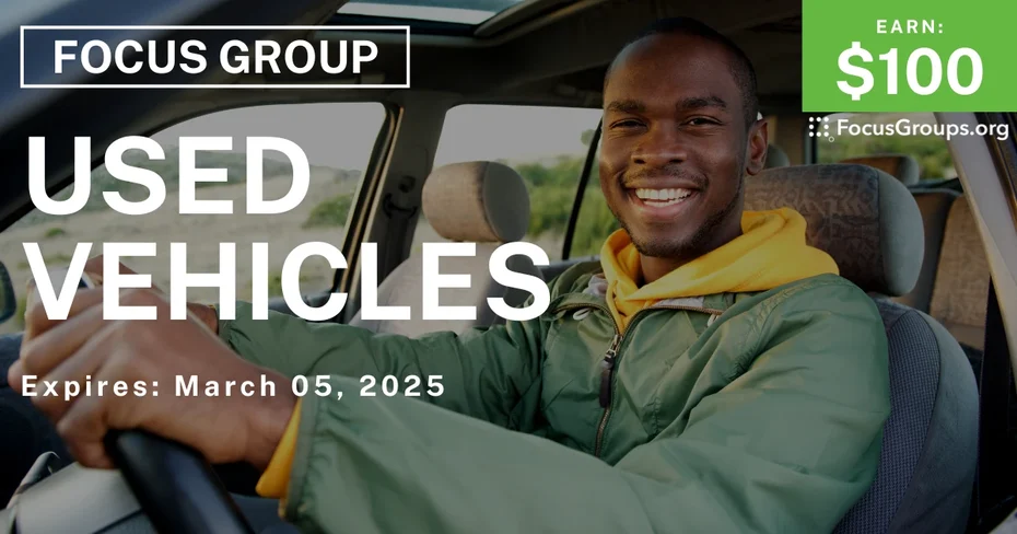 Focus Group on Used Vehicles