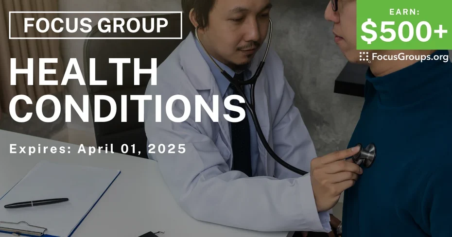 Focus Group for Men on Health Conditions