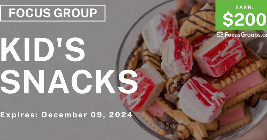 Focus Group in Atlanta on Kid's Snacks