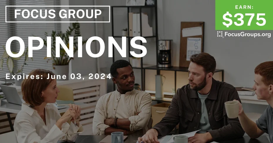 Focus Group in Boston on Opinions