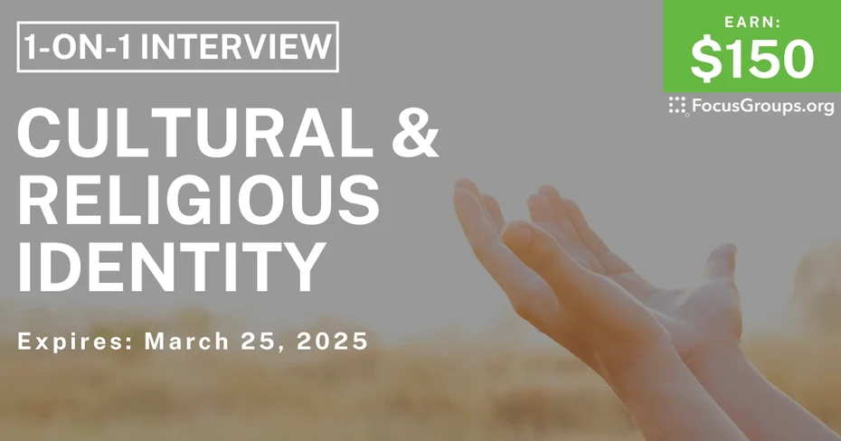 Research Study on Cultural & Religious Identity