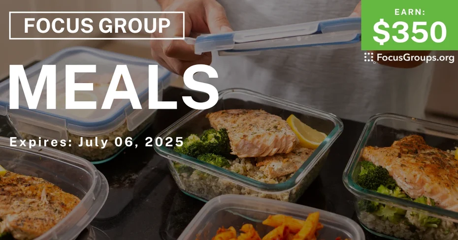 Focus Group in Seattle on Meals
