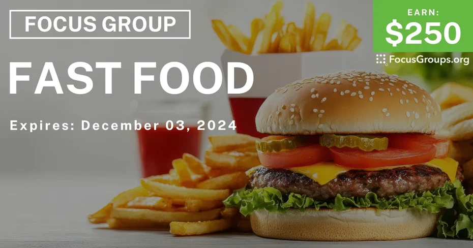 Focus Group on Fast Food
