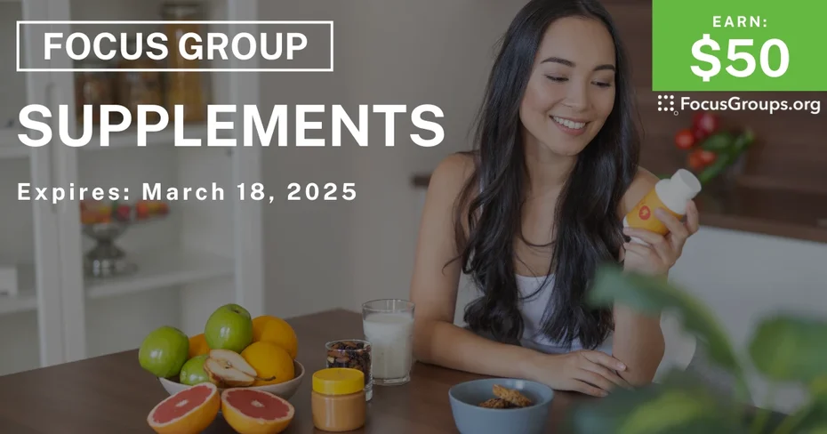 Focus Group on Supplements