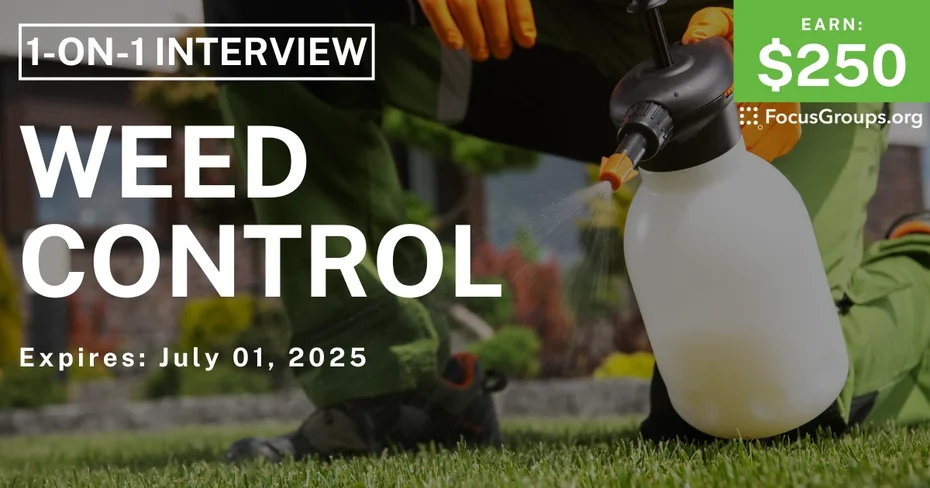 Research Study in Columbus on Weed Control