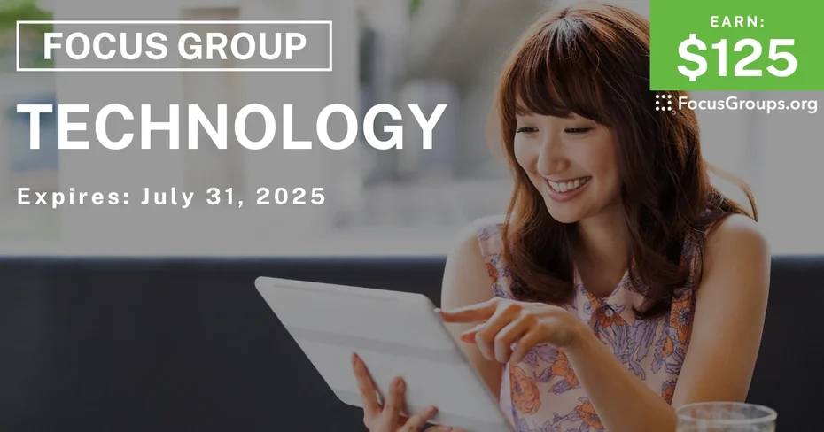 Research Study in Denver on Technology - $125