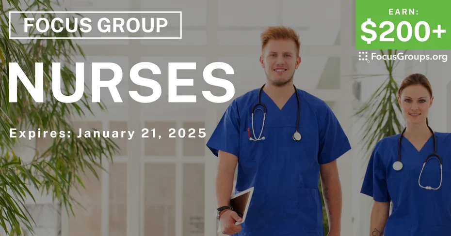 Focus Group in Raleigh & Tampa for Nurses