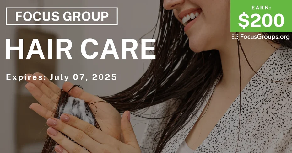 Focus Group in Columbus on Hair Care