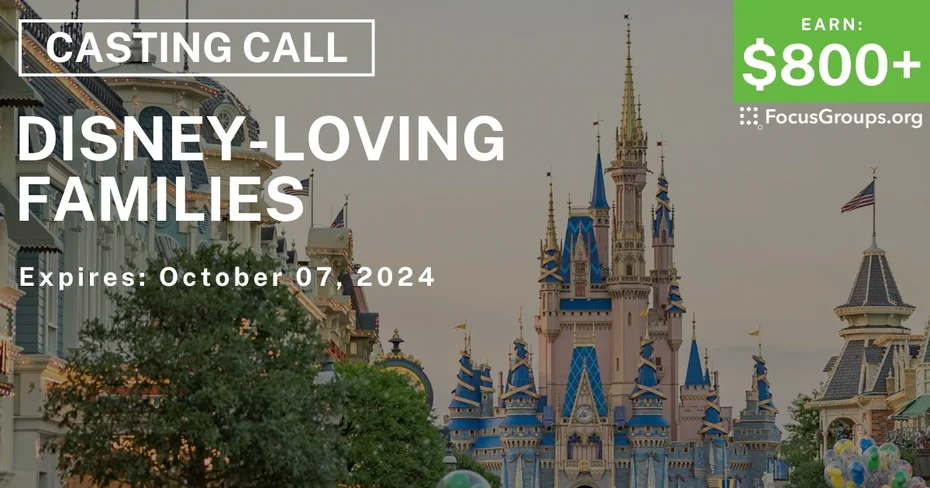 Casting Call for Disney-Loving Families