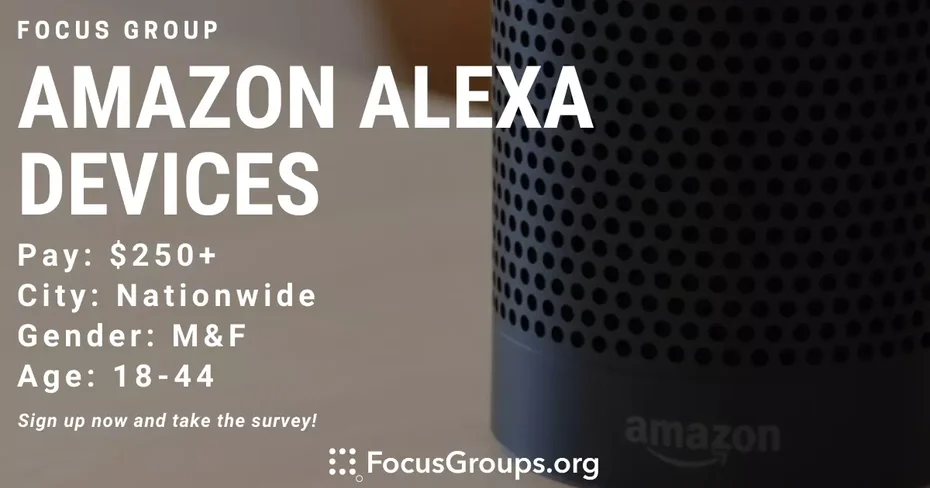 Focus Group on Amazon Alexa Devices