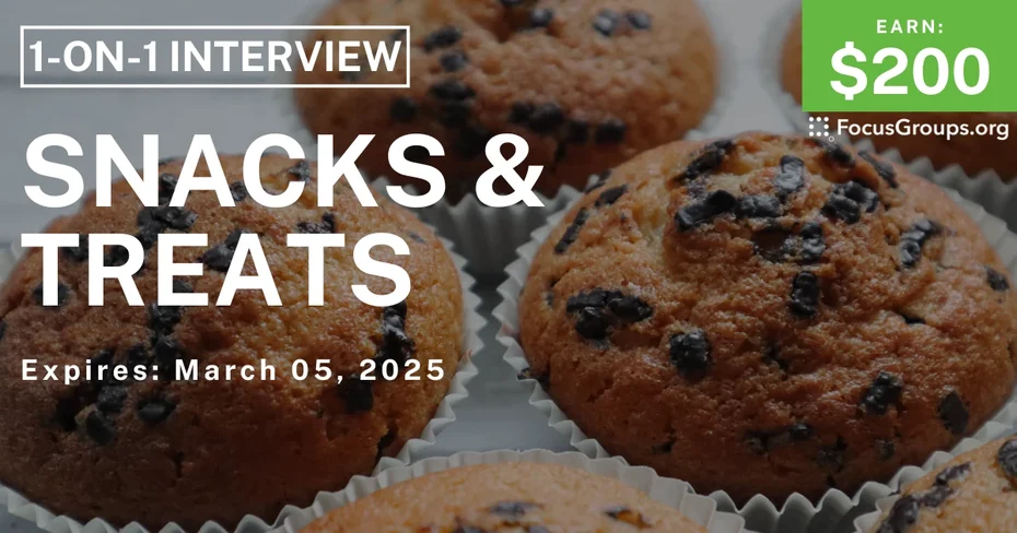 Research Study in Charlotte on Snacks & Treats
