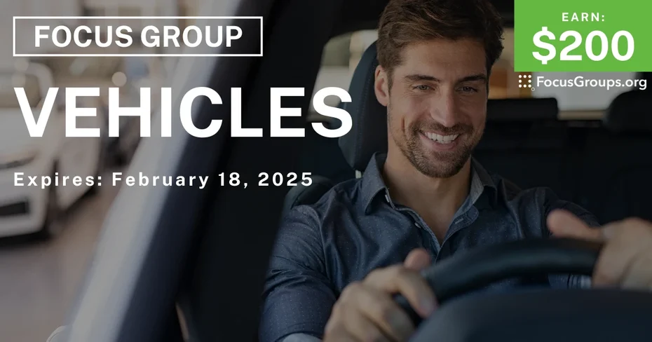 Focus Group in Detroit on Vehicles