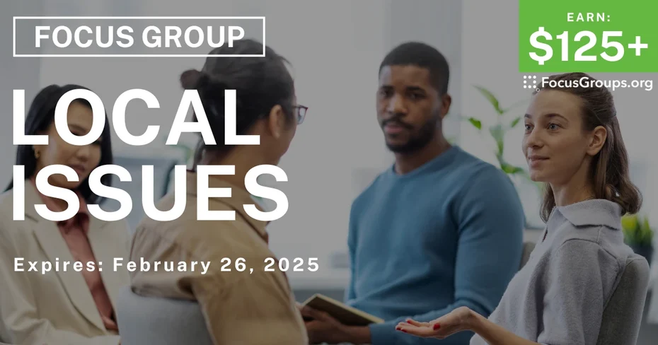 Focus Group in Philadelphia on Local Issues