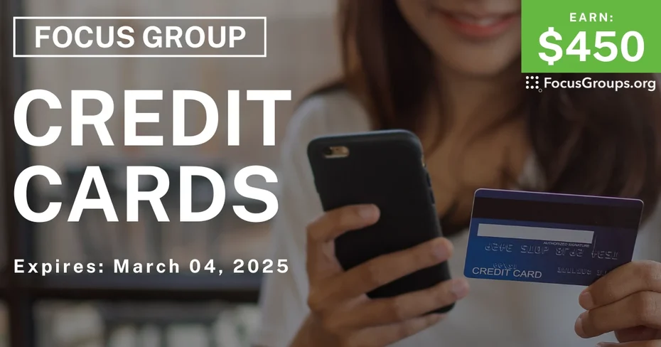 Focus Group on Credit Cards