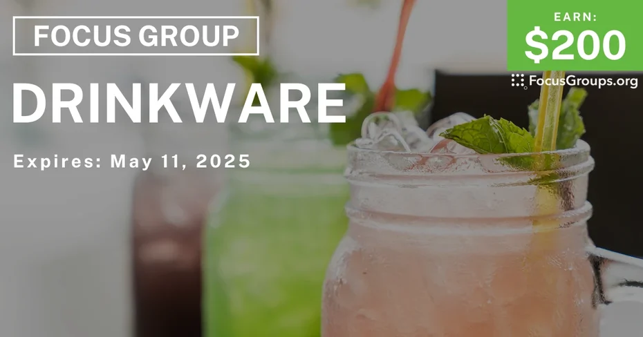 Focus Group on Drinkware